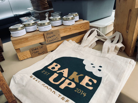 Bake Up Canvas Tote Bag