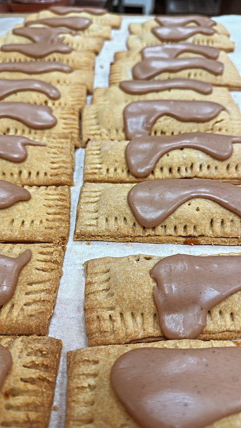 Cherry Tarts w/cocoa glaze